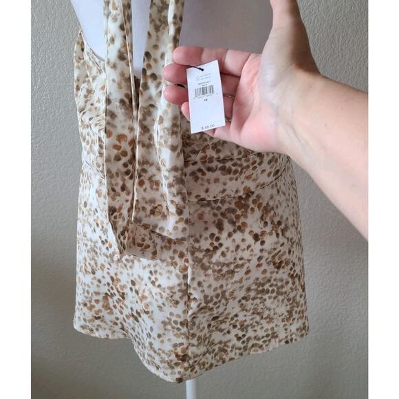 Banana Republic Silky Twist Front Blouse Size 16 New NWT Lined - Picture 2 of 11